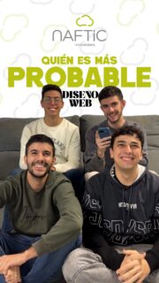 ¿Quién es más probable que...? ¡Versión Diseño Web! 👀  Somos Naftic, una empresa repleta de talento joven. Una agencia con personalidad y experiencia. Un hogar para todos los que formamos parte de esto. ¿Tienes una idea? Ven a vernos, la haremos realidad 👋🏼  📞 957 32 60 47
📧 contacto@naftic.com
📝 www.naftic.com  #Naftic #DiseñoWeb #MarketingDigital #CordobaEsp
#córdobaespaña